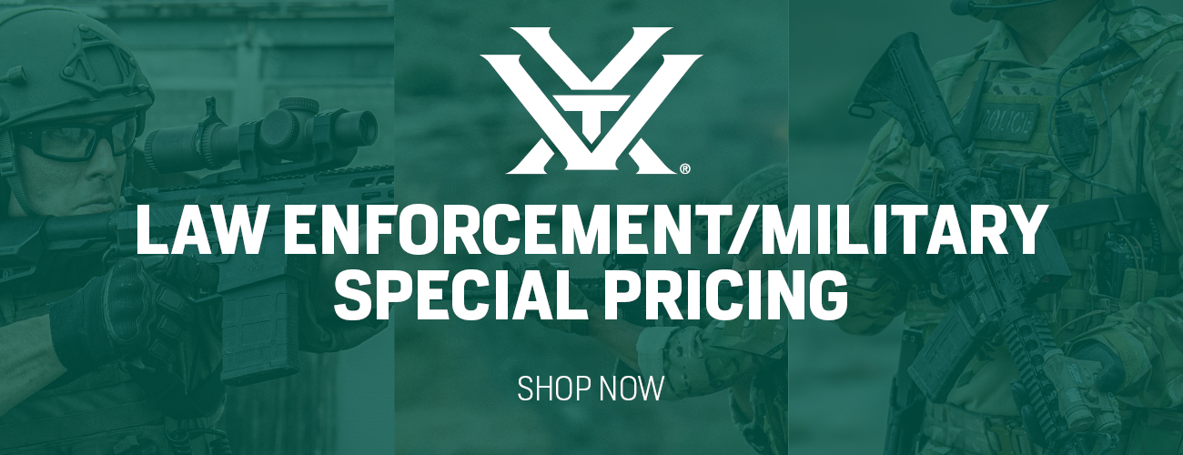 Vortex Optics Discounts Law Enforcement/Military